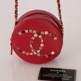 Chanel 2020 Lambskin Lucky Charms Round Crossbody