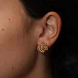 Dior Insignia Logo Clip-On Earrings