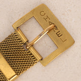 Chanel 1994 Mesh Belt Bracelet 24K GP