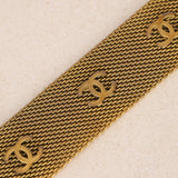 Chanel 1994 Mesh Belt Bracelet 24K GP