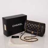 Chanel 1995 Lambskin Medium Diana Flap 24K GP