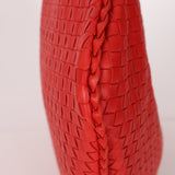 Bottega Veneta Intrecciato Red Hobo w/ Mirror