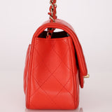 Chanel 2016 Lambskin Mini Rectangular Flap GHW