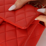 Chanel 2016 Lambskin Mini Rectangular Flap GHW