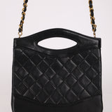 Chanel 1987 Lambskin Quilted Classic Small 31 Shopping Bag 24K GP