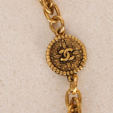 Chanel 1982 Cocomark Chain Medallion Belt 24K GP
