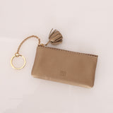 Loewe Metallic Gold Tassel Key Pouch