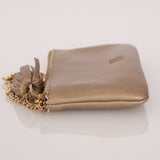 Loewe Metallic Gold Tassel Key Pouch