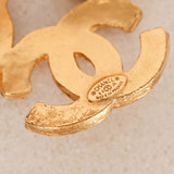 Chanel 1994 Aged Matte Triple CC Brooch 24K GP
