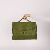 Bottega Veneta Lambskin Archivalist Briefcase