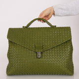Bottega Veneta Lambskin Archivalist Briefcase