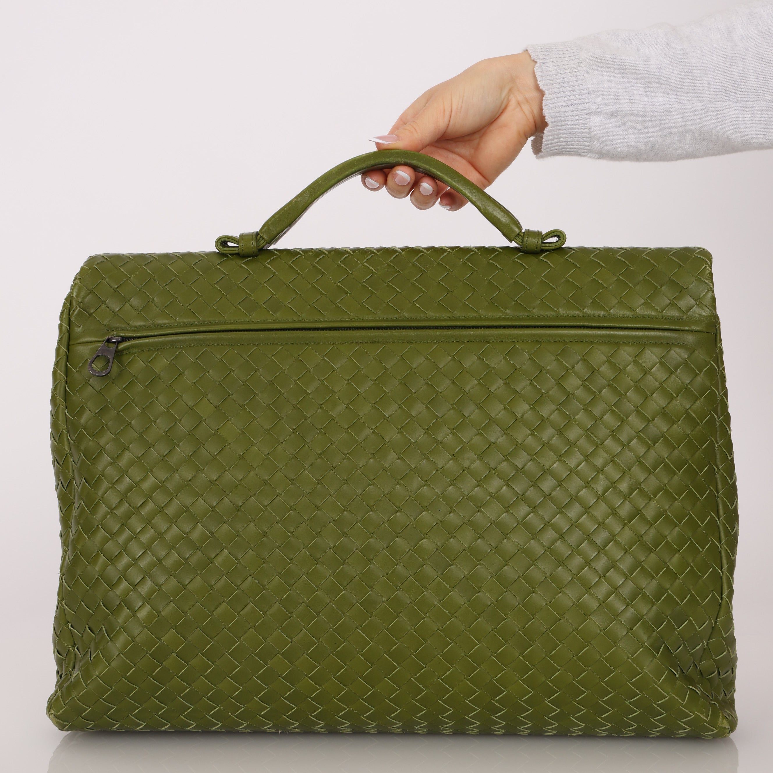 Bottega Veneta Lambskin Archivalist Briefcase