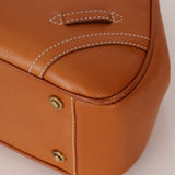 Dior 2002 Cognac Saddle Bowling Bag