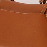 Dior 2002 Cognac Saddle Bowling Bag