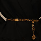 Chanel 1994 Chunky Chain Wax Seal Belt 24k GP