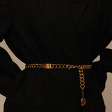 Chanel 1994 Chunky Chain Wax Seal Belt 24k GP
