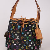 Limited Edition Louis Vuitton x Takashi Murakami Monogram Multicolor Noir Petit Noe