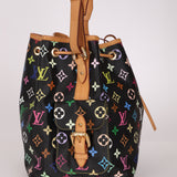 Limited Edition Louis Vuitton x Takashi Murakami Monogram Multicolor Noir Petit Noe