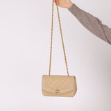 Chanel 1994 Beige Lambskin Small Diana
