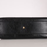 Fendi Black Agnello Old Shine Small Peekaboo