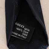 Gucci Logo Satin Tie
