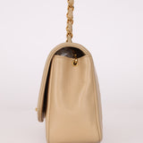 Chanel 1994 Beige Lambskin Small Diana