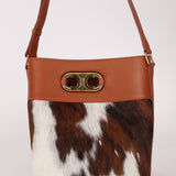 Celine Bucket Ponyhair Maillon Triomphe Bucket Bag