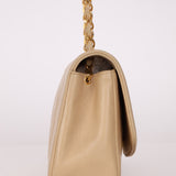 Chanel 1994 Beige Lambskin Small Diana