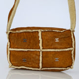 Chanel 2000 Shearling Suede Crossbody