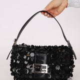 Limited Edition Fendi Sequin Beaded Embellished Baguette