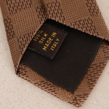 Louis Vuitton Damier Ebene Silk Tie