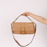 Fendi 1974 Zucca Embossed Baguette