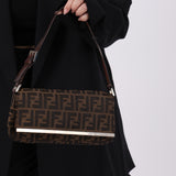 Fendi Zucca Full Flap Shoulder Bag