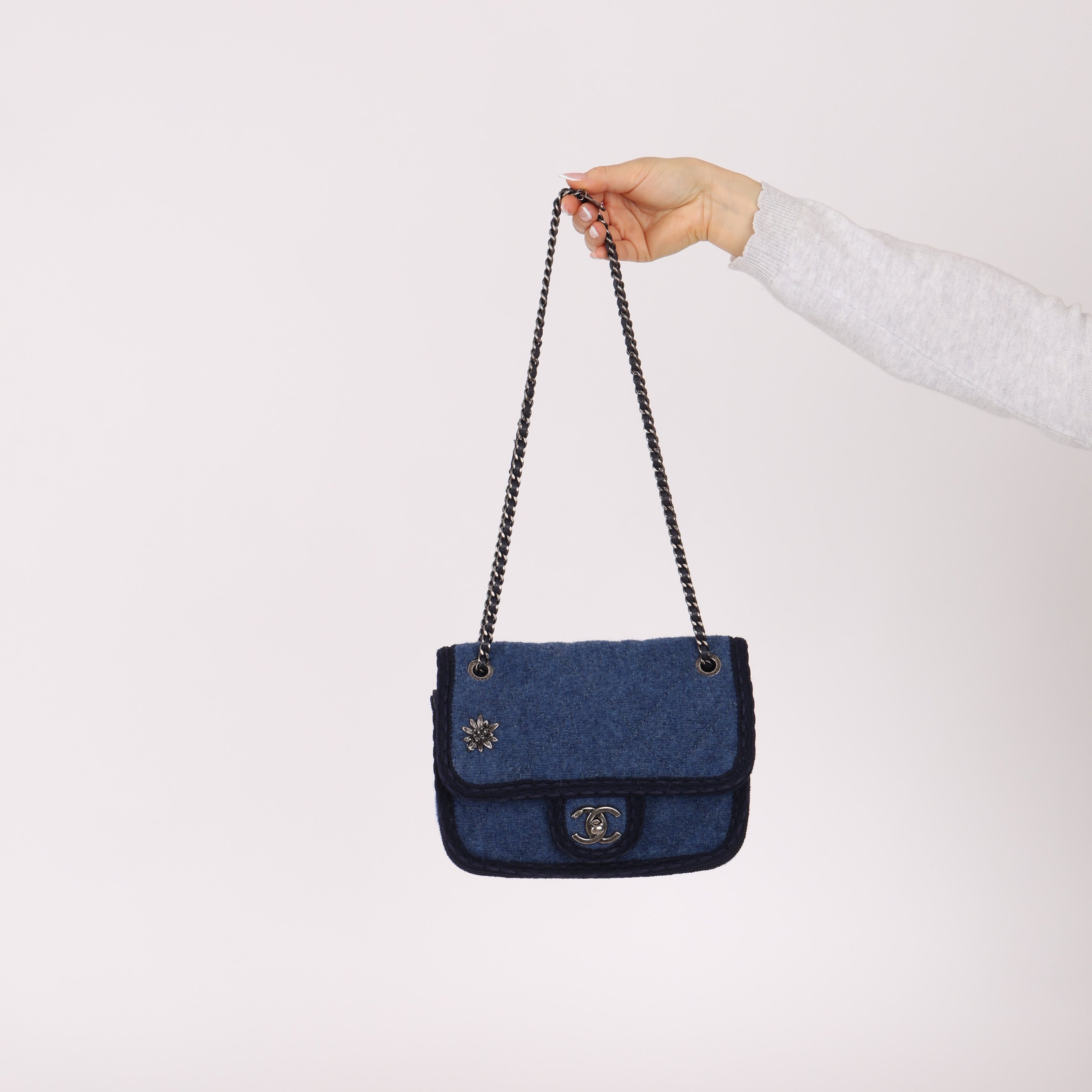 Chanel 2015 Paris-Salzburg Edelweiss Mini Flap Bag