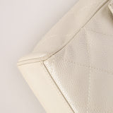 Rare Chanel 2002 Iridescent Caviar Turnlock Single Flap Bag 24k GP