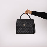 Chanel 2000 Caviar Kelly Top Handle