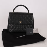 Chanel 2000 Caviar Kelly Top Handle
