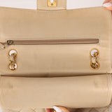 Rare Chanel 1994 Hemp Small Classic Double Flap Bag 24k GP