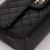 Rare Chanel 1996 Lambskin East West Kelly Top Handle SHW