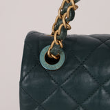 Chanel 2013 Emerald Soft Medium Elegence Flap Bag