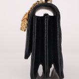 Limited Edition Chanel 2022 Caviar Wallet On Chain with Bag Charm