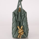 Bottega Veneta Mini Loop Intrecciato Polished Leather Camera Bag