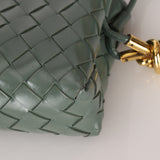 Bottega Veneta Mini Loop Intrecciato Polished Leather Camera Bag