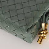 Bottega Veneta Mini Loop Intrecciato Polished Leather Camera Bag