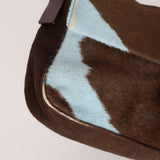 Rare Fendi Ponyhair Cow Print Baguette