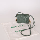 Bottega Veneta Mini Loop Intrecciato Polished Leather Camera Bag