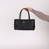 Chanel 2014 Caviar Black Cerf Executive East West Small Tote