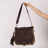 Gucci GG Canvas Techno Horsebit Crossbody Bag
