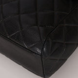 Vintage Chanel 1996 Caviar Turnlock Shoulder Bag