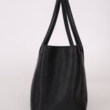 Chanel 2014 Caviar Black Cerf Executive East West Small Tote